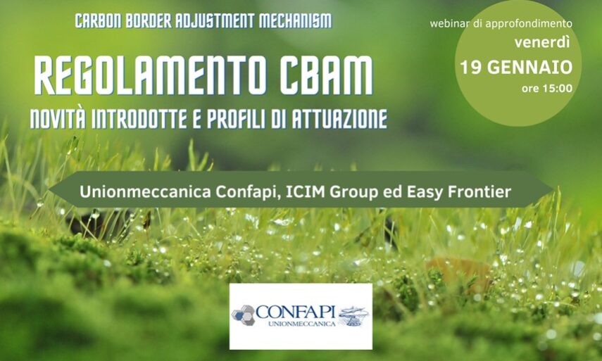 Webinar CONFAPI 19 gennaio 2024 Regolamento CBAM