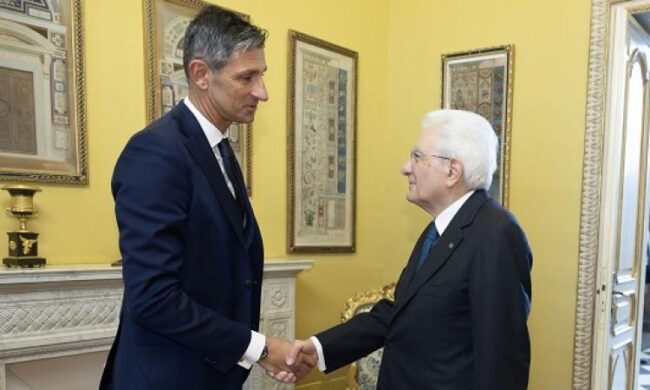 CRISTIAN CAMISA CONFAPI CON PRESIDENTE MATTARELLA