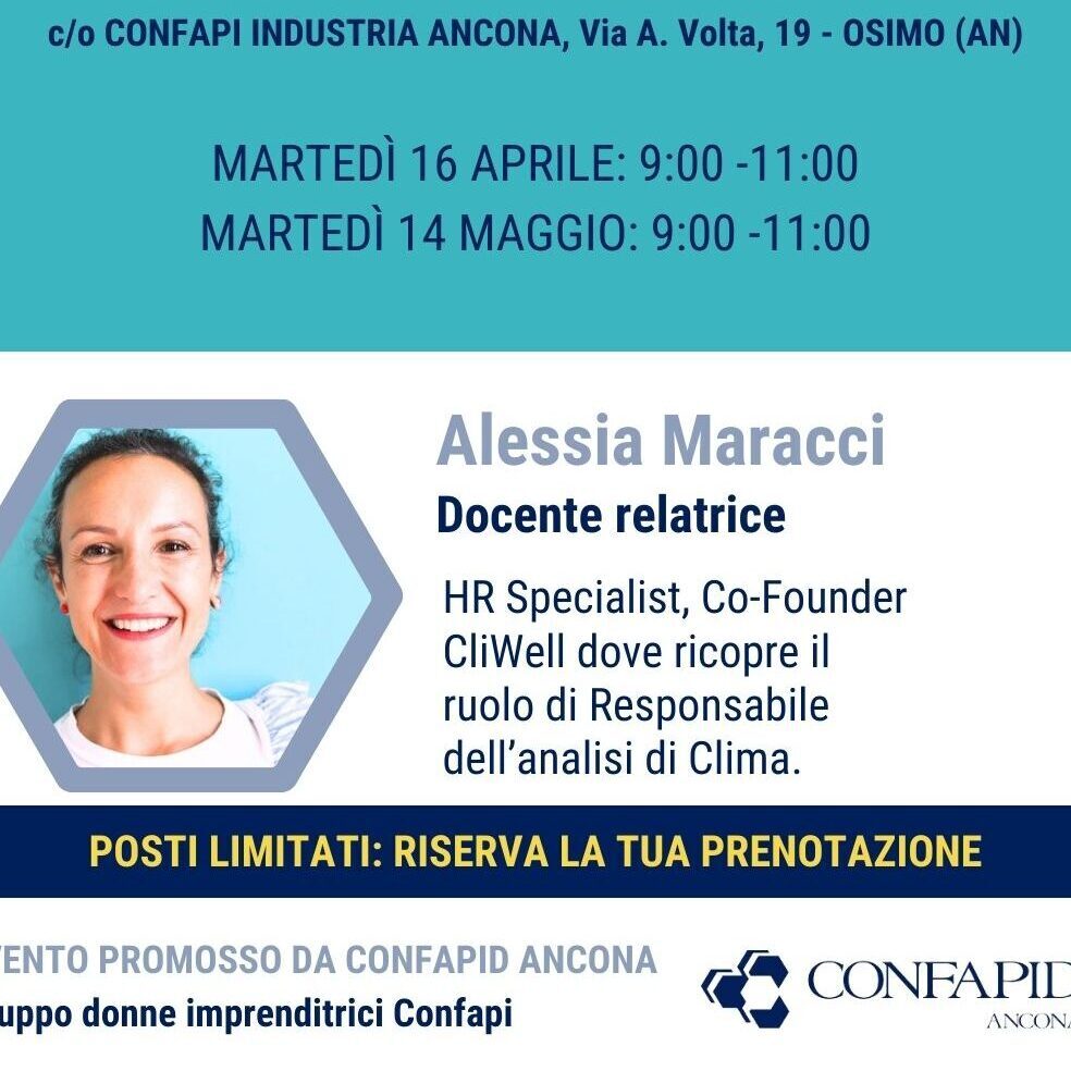 Confapi – LOCANDINA – ALESSIA MARACCI
