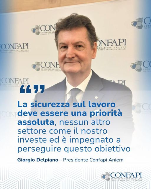 Presidente Confapi Aniem incontro Palazzo Chigi 4 aprile 2024