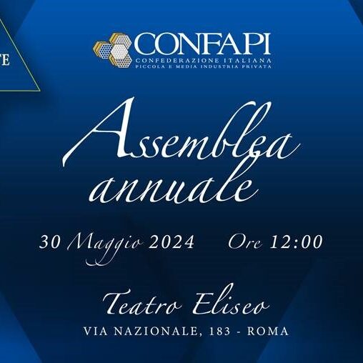 Save the Date Assemblea Roma 30 maggio 2024
