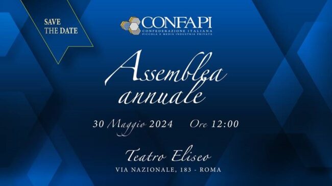 Save the Date Assemblea Roma 30 maggio 2024