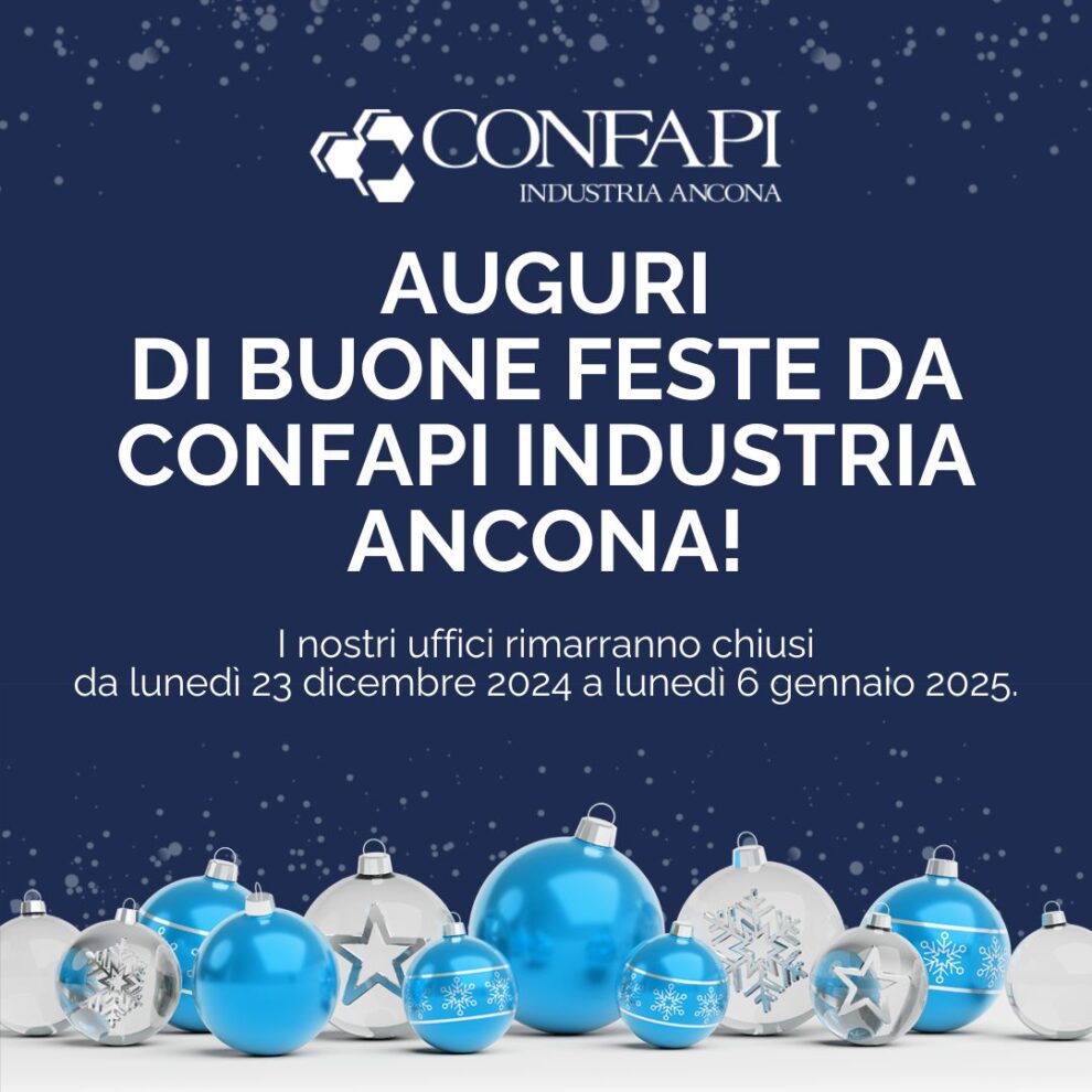 AUGURI di buone feste da Confapi industria Ancona COVER JPG!