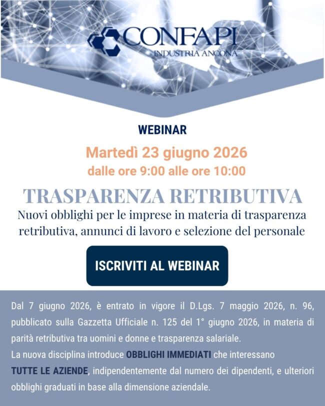 WEBINAR TRASPARENZA RETRIBUTIVA 23 GIUGNO 2026 PAG 1