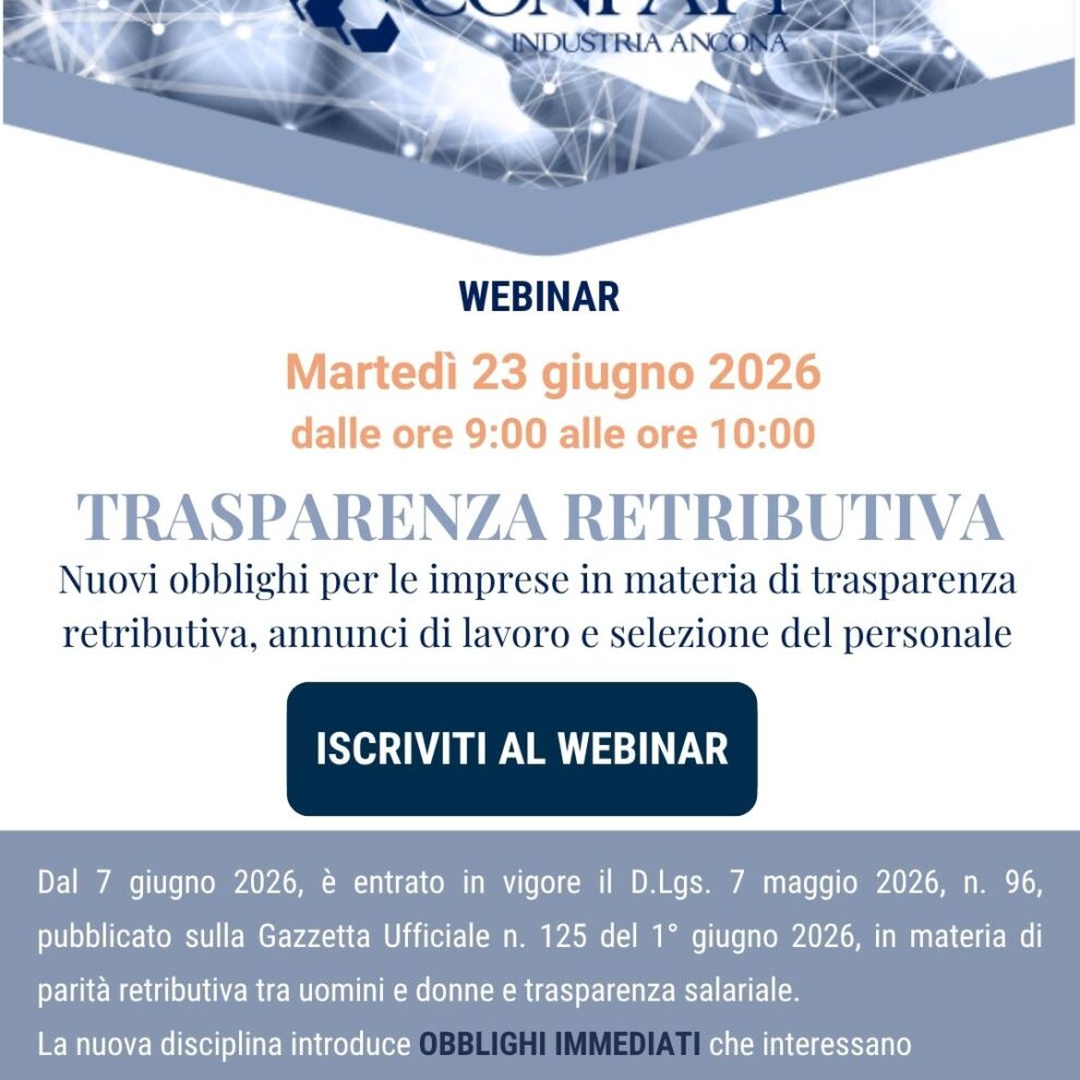 WEBINAR TRASPARENZA RETRIBUTIVA 23 GIUGNO 2026 PAG 1